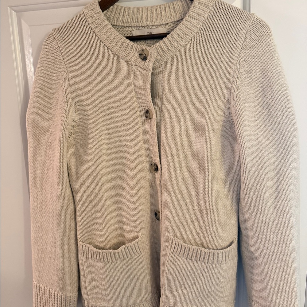 LOFT Button-Up Cardigan
